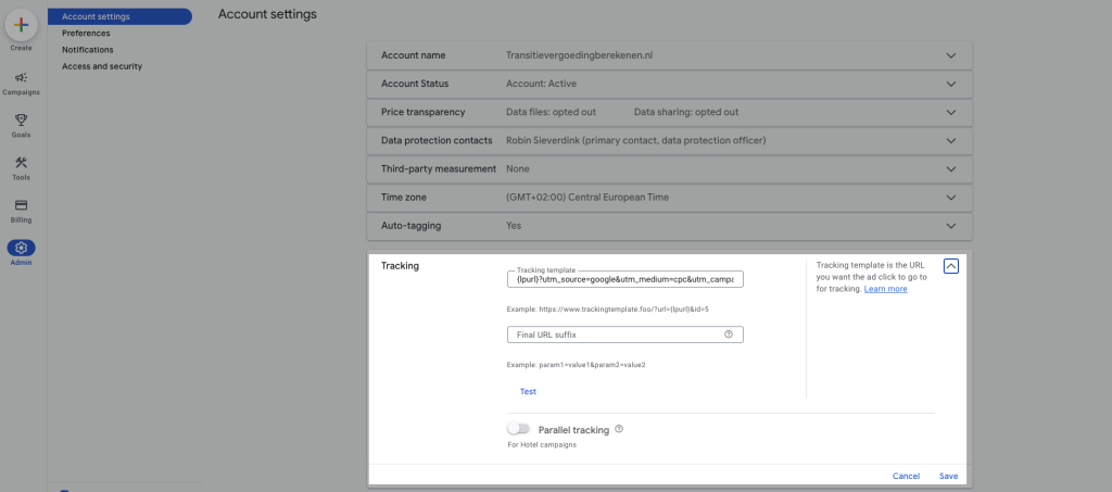 Parameters doorsturen naar Calendly voor Offline Conversie Tracking of UTM Tagging