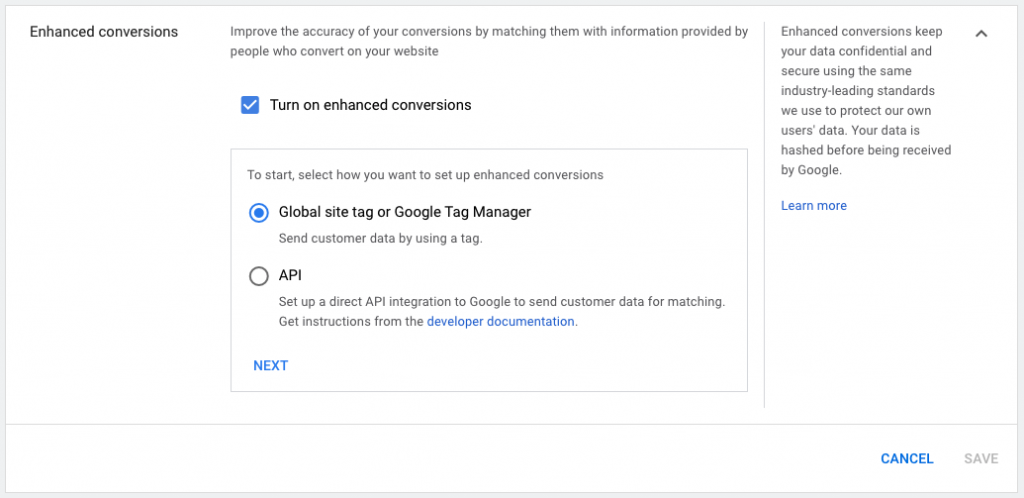 Google Ads enhanced conversions: van lead tot conversie