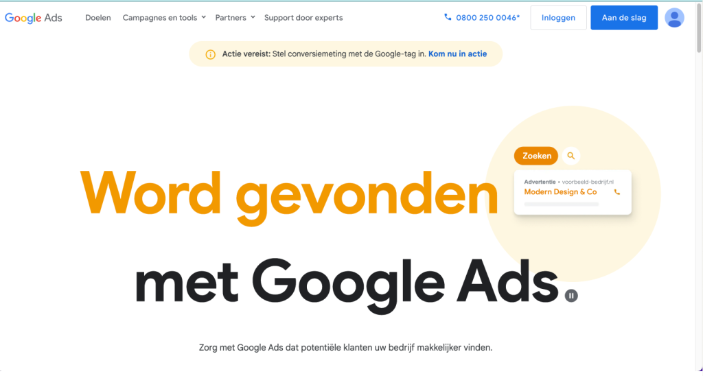 Google Ads betalingen instellen