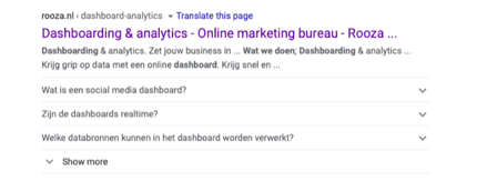 Rich snippets voor SEO